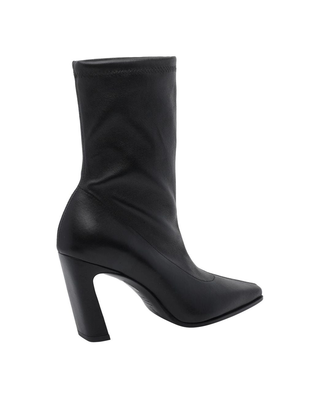 Stuart Weitzman Black Stassi High-Heeled Ankle Boots