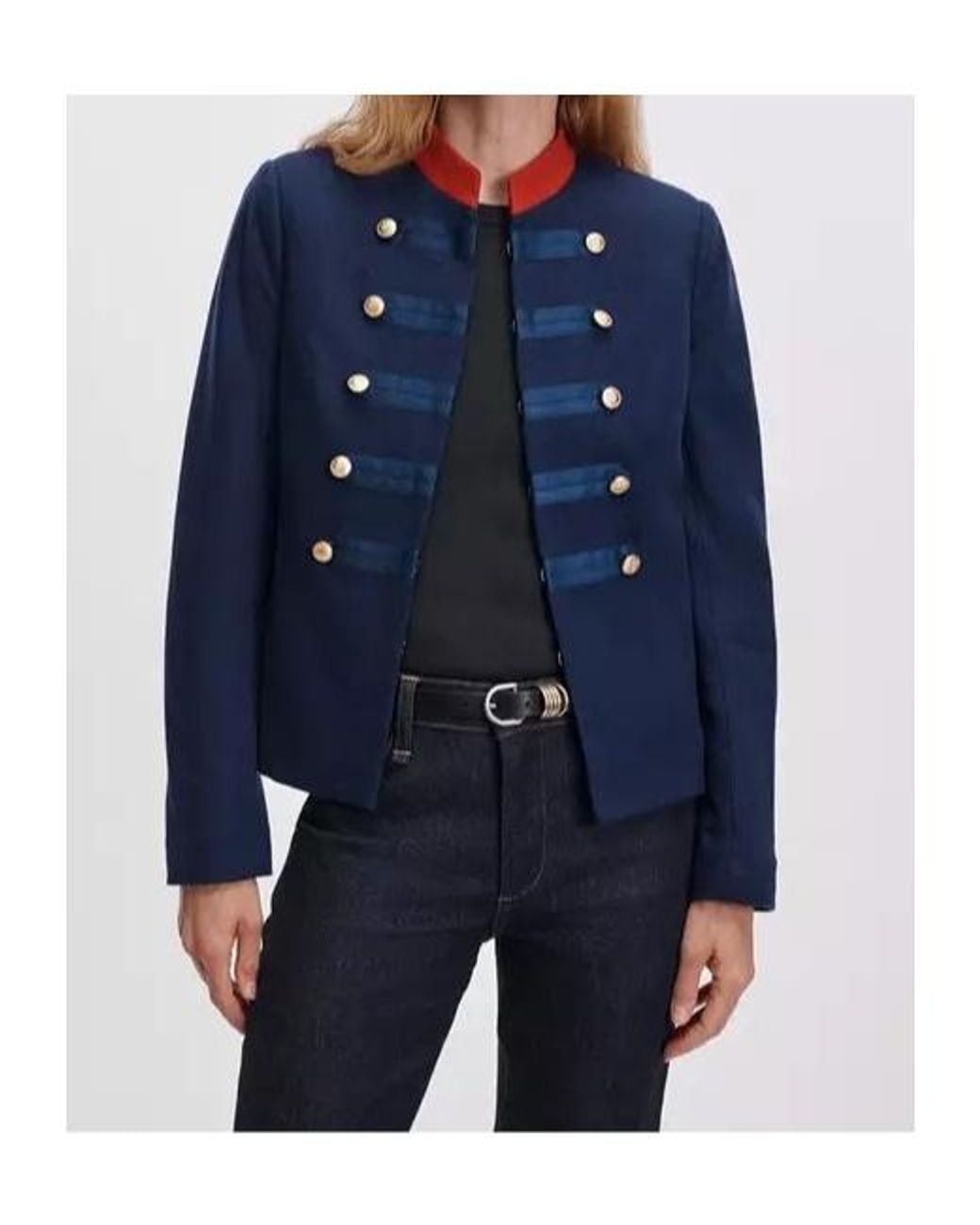 Rag & Bone Blue Long-Sleeve Casual Jacket