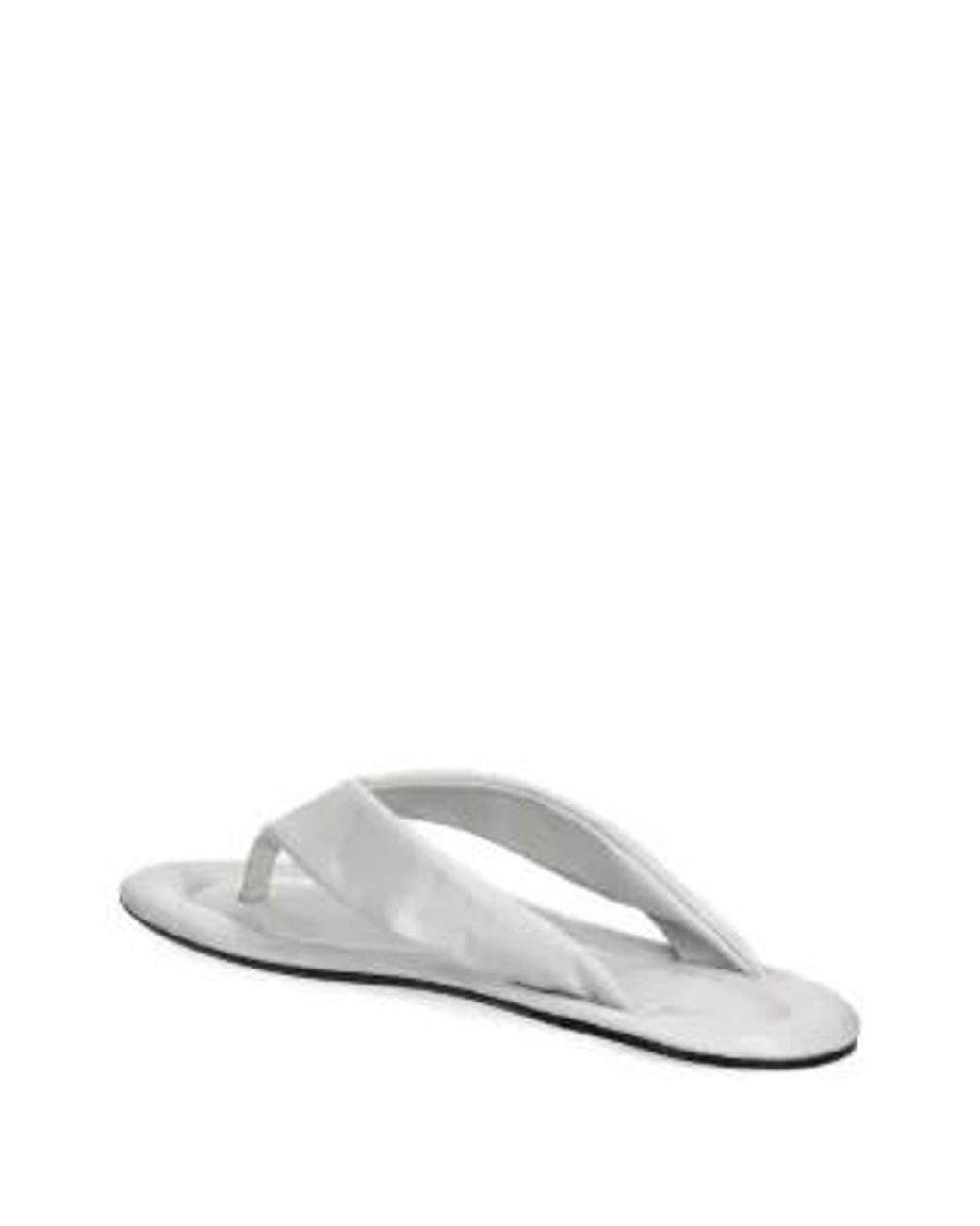 By Far White Dasha Leather Sandals