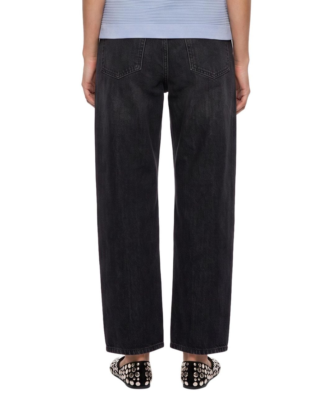 Weekend by Maxmara Black Wkdcaduca Wide-Leg Jeans