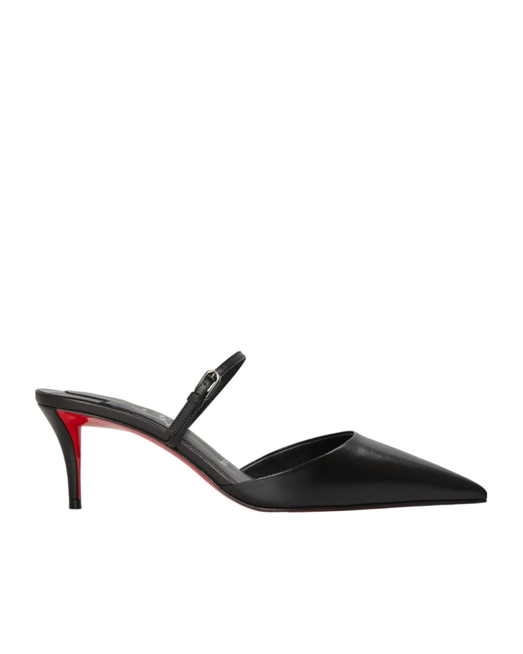 Christian Louboutin Black Solid Color Highheeled Shoes