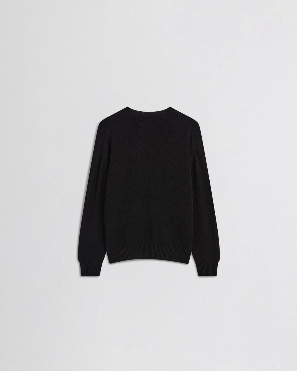 Phoebe Philo Black Cashmere Crew-Neck Sweater