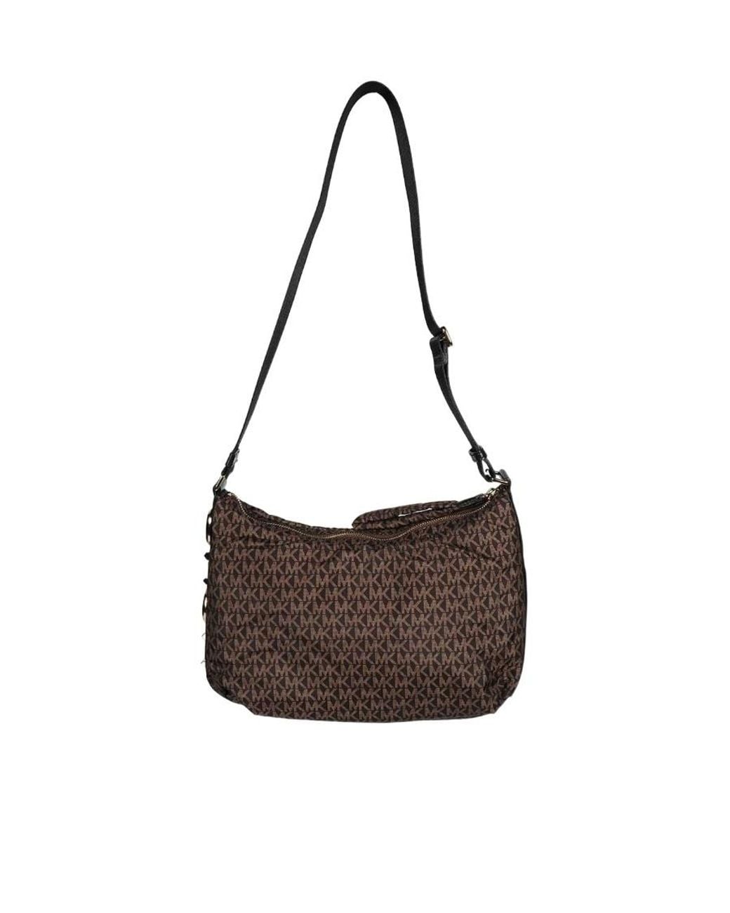 Michael Kors White Logo-Plaque Detail Crossbody Bag