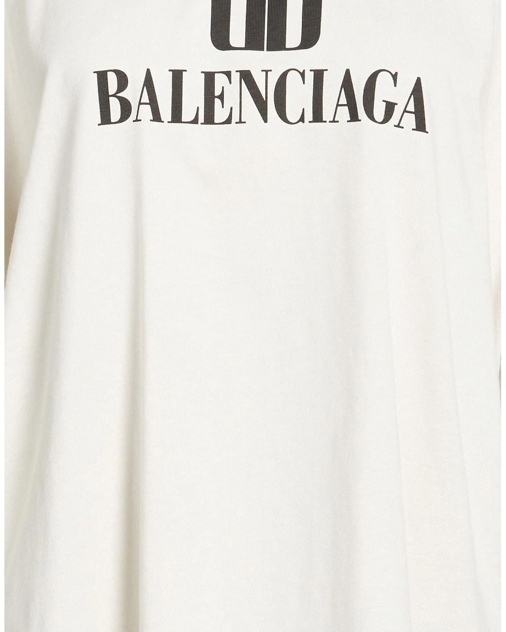Balenciaga White Oversize-T-Shirts