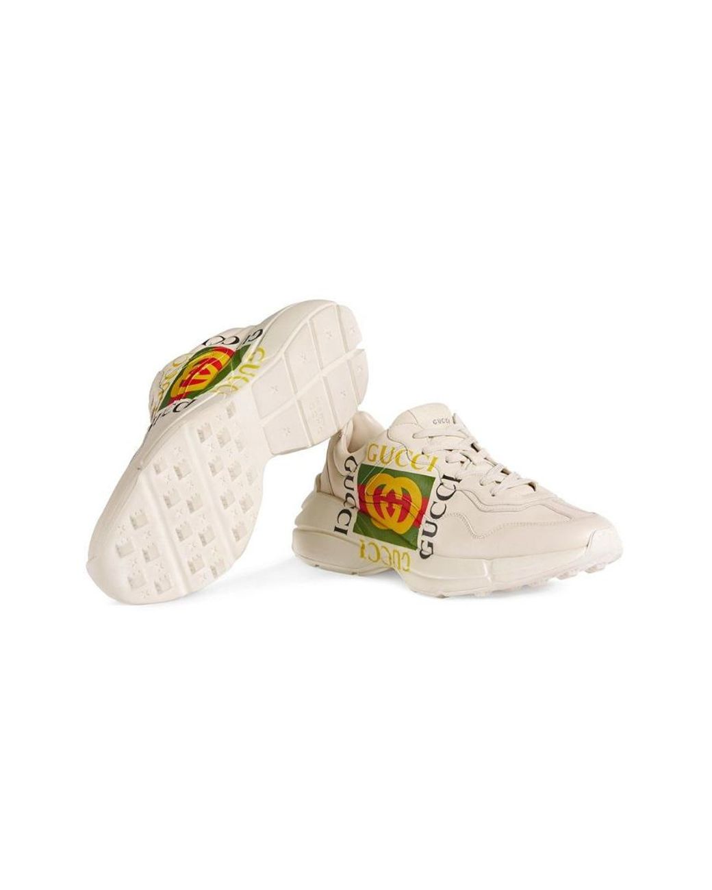Gucci Metallic Logo-Lacing Casual Sneakers for men
