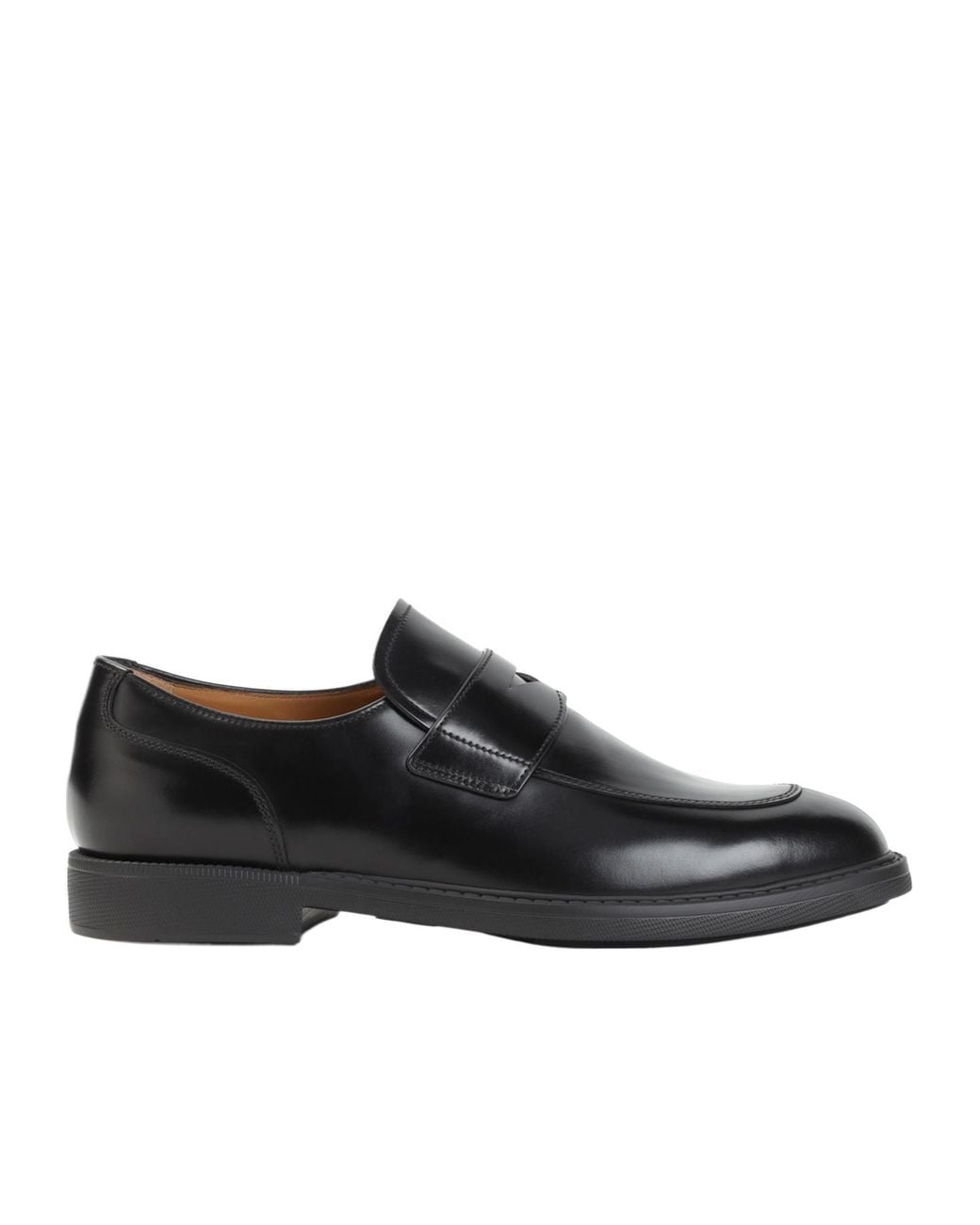 Church's Black Round-Toe Loafers for men