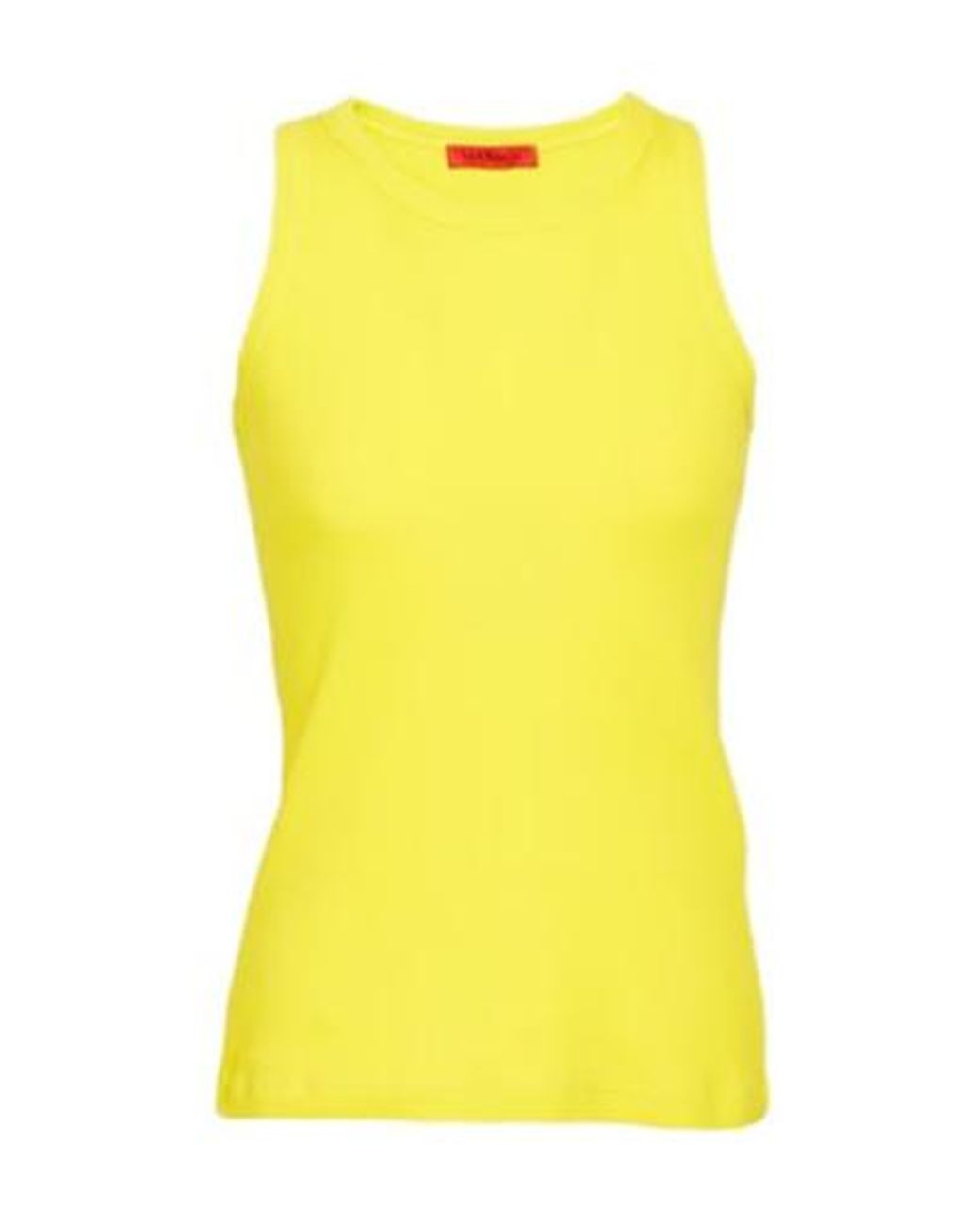 MAX&Co. Yellow Sleeveless Jersey Vest