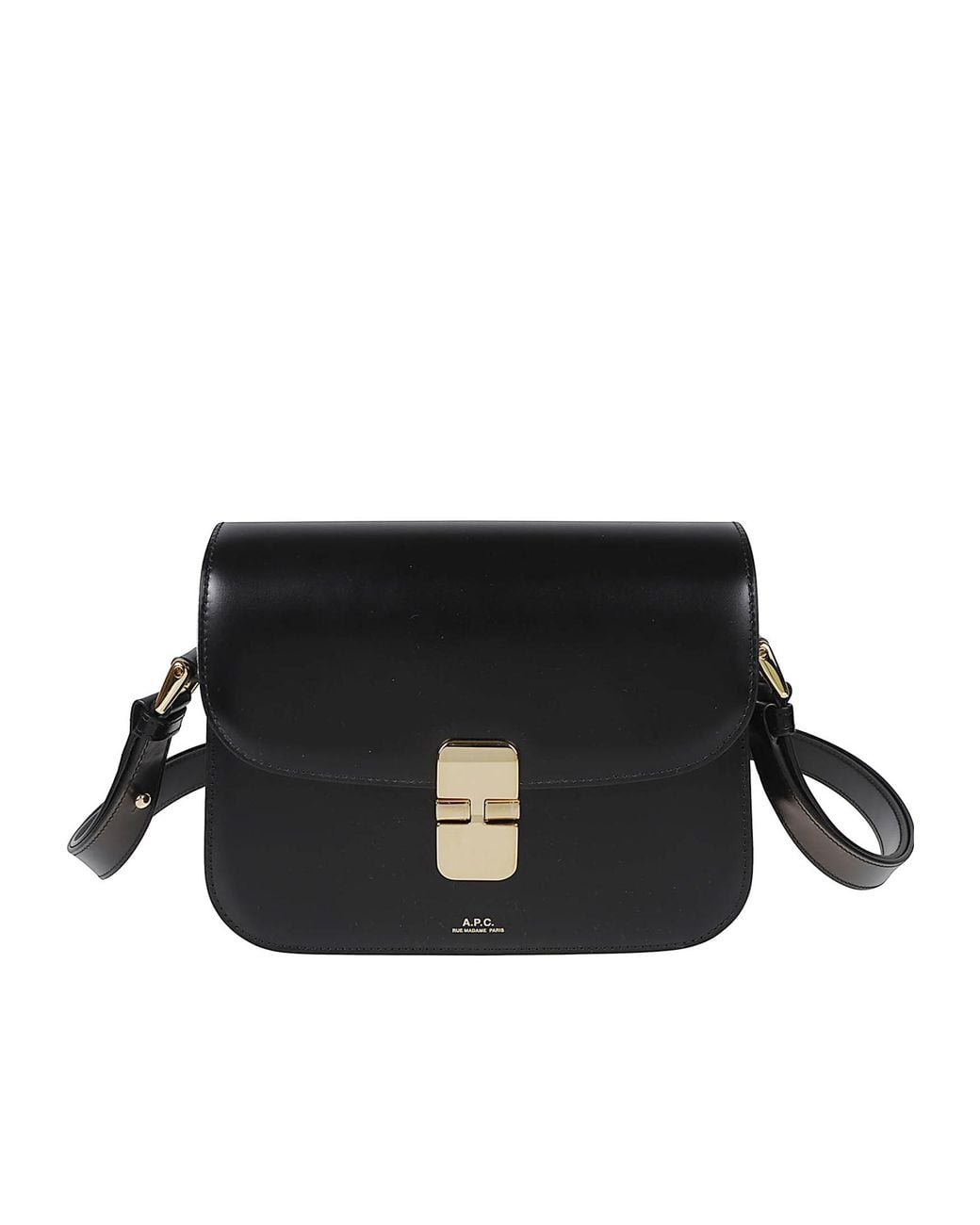 A.P.C. Black Small Grace Shoulder Bag
