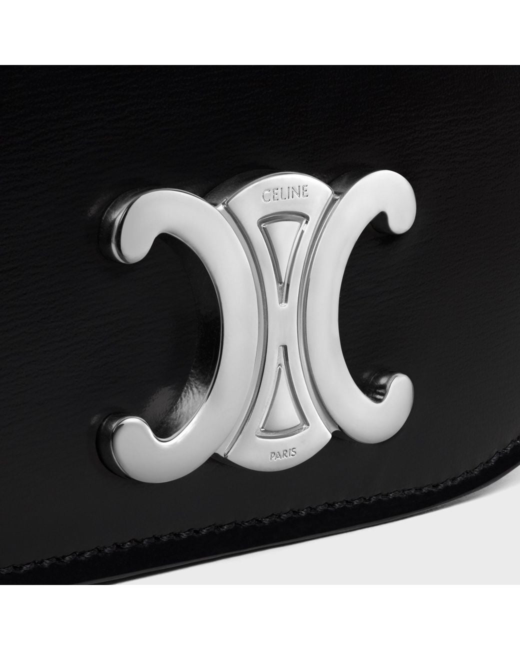 Céline Black Mini Crossbody Bag Triomphe for men