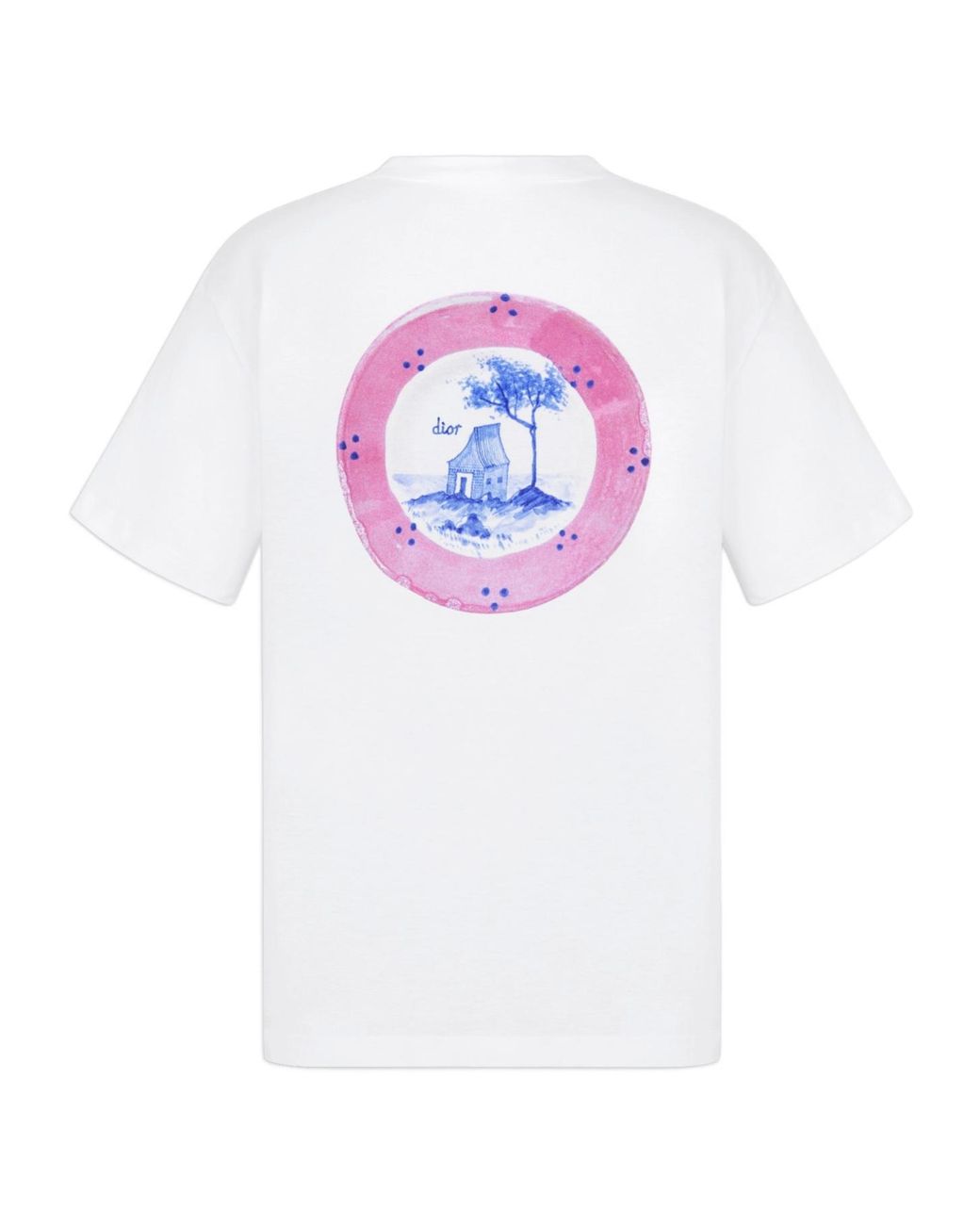Dior And Hylton Nel T-Shirt, Relaxed Fit in White for Men | Lyst