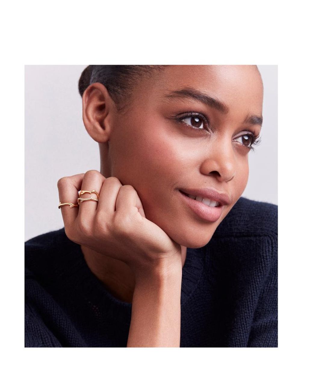 Dior Metallic Bois De Rose Ring