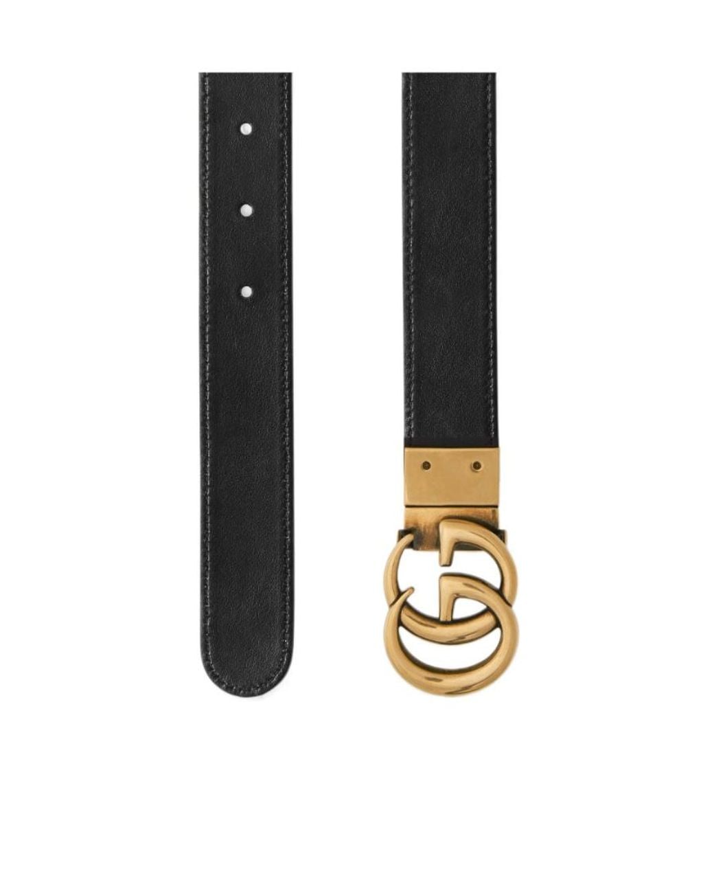 Gucci Multicolor Reversible Gg Monogram Buckle Belt