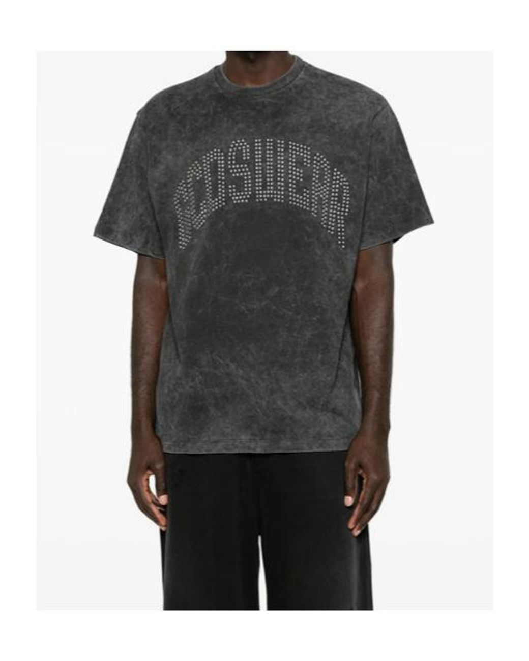 Gcds Black Crew-Neck T-Shirt for men