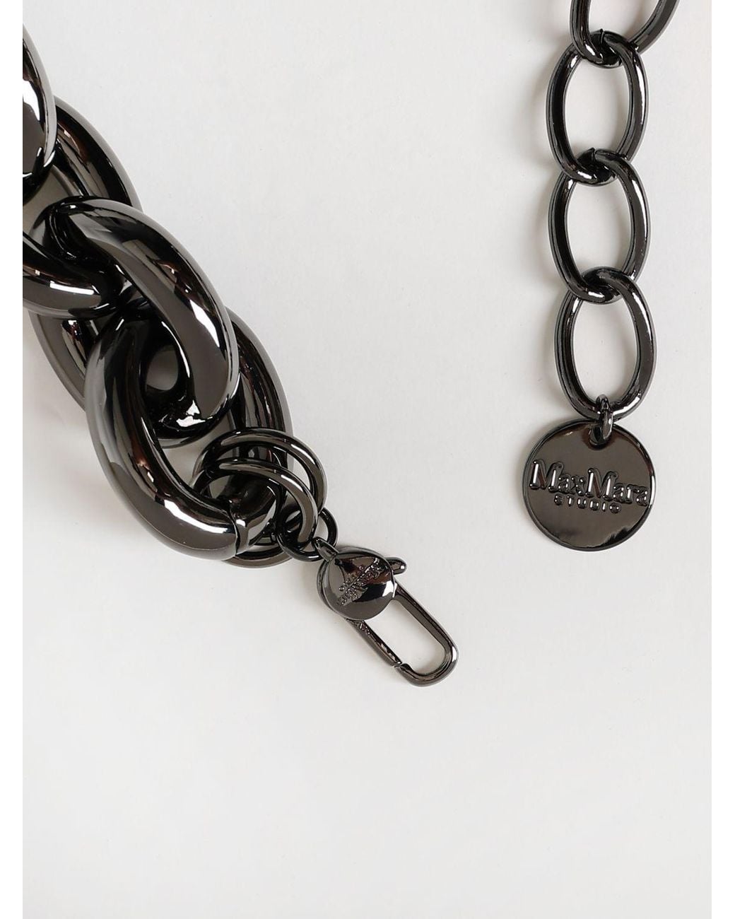 Max Mara Metallic Logo Bracelet