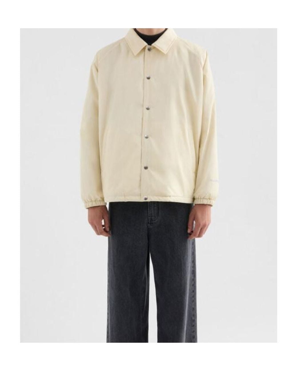 Jil Sander Natural Taffeta Padded Jacket for men