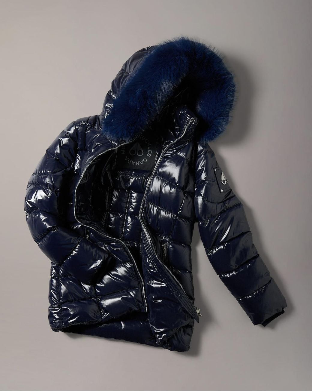 Moose Knuckles Blue Celestia 3Q Down Jacket