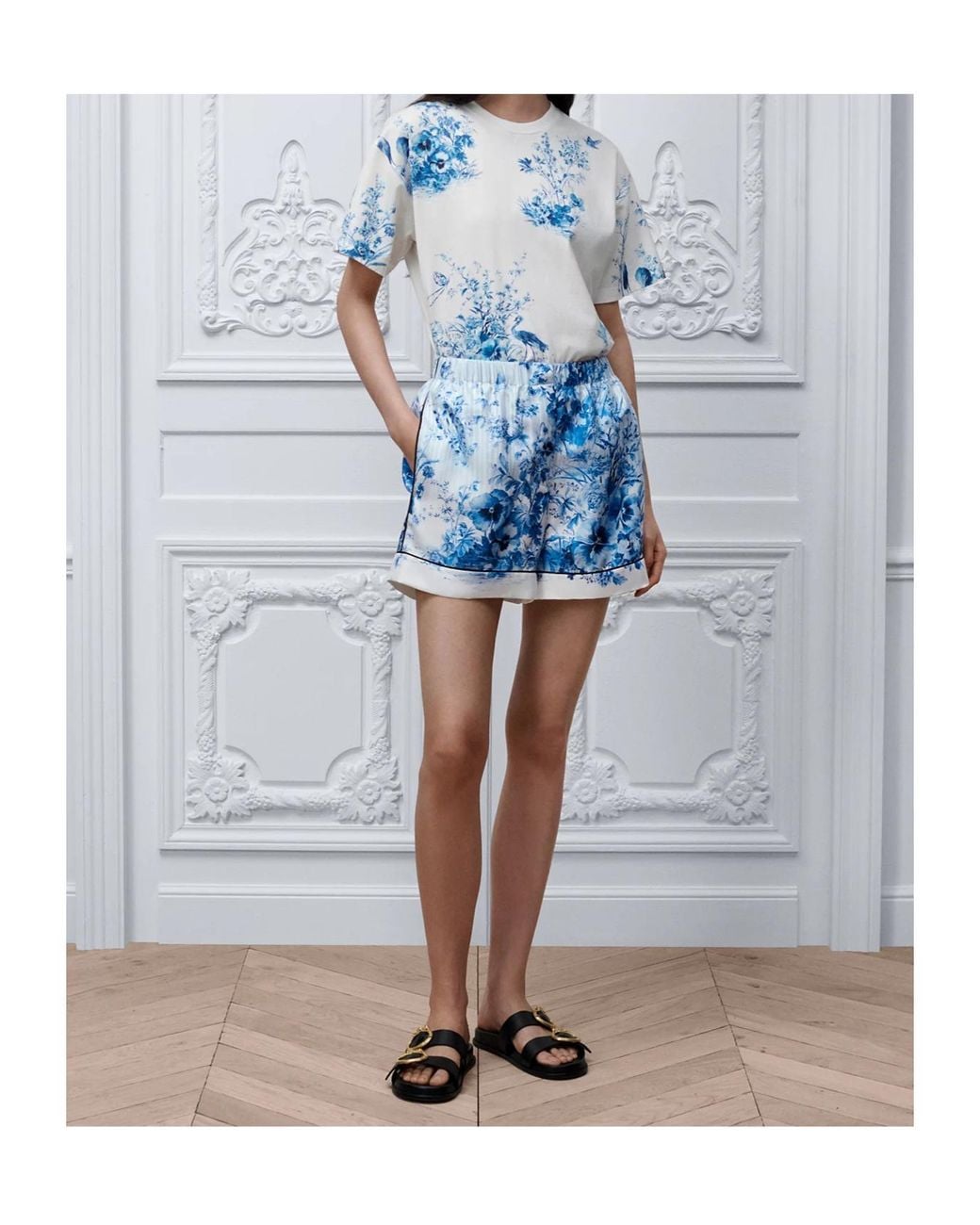 Dior Blue Iviera Oversized T-Shirt
