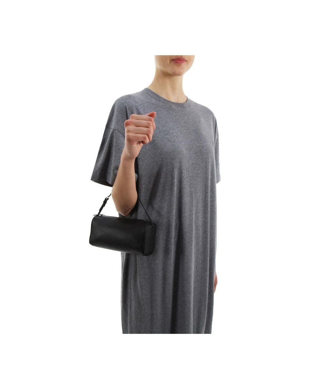 The Row Black 90's Top Handle Bag