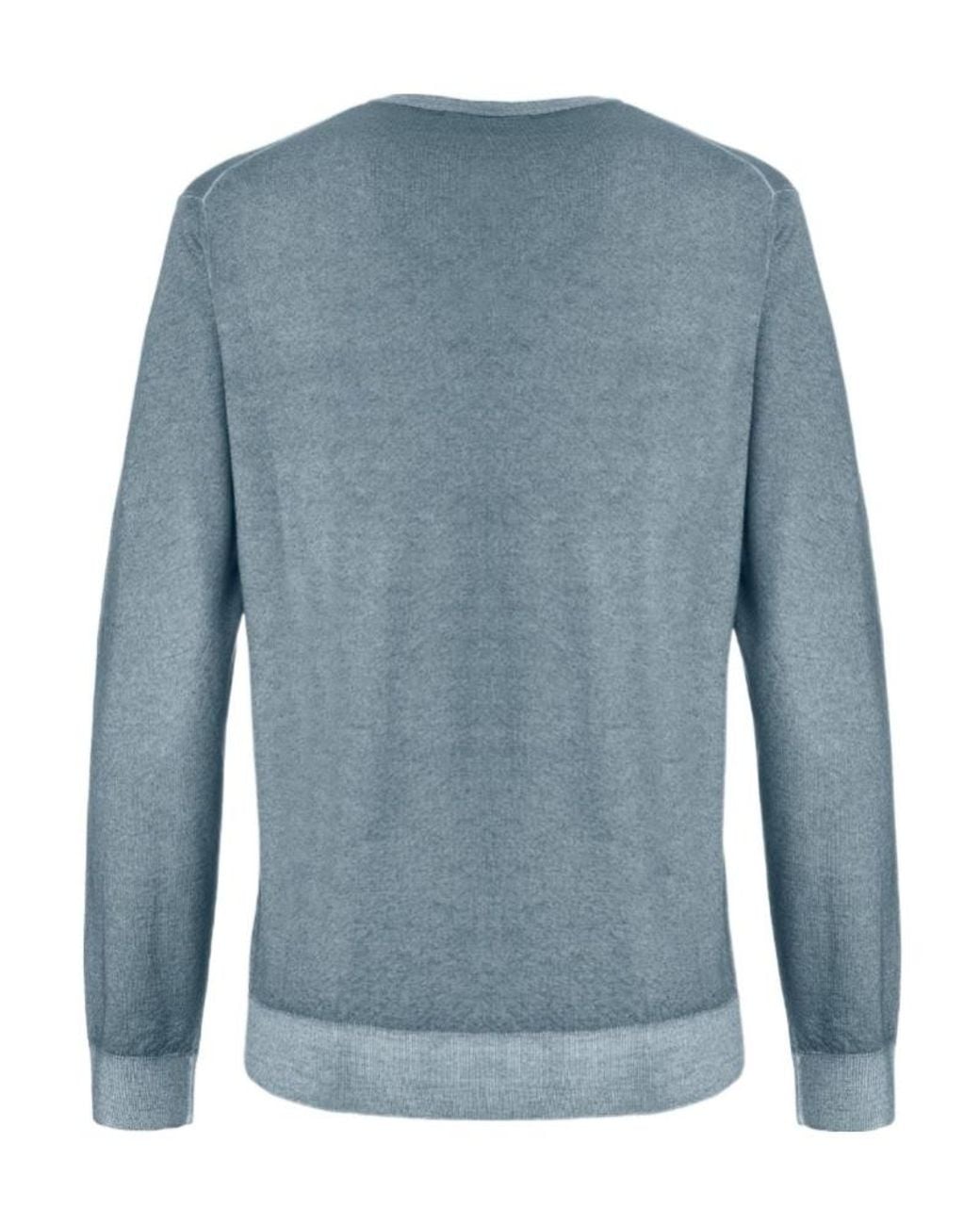 Malo Blue Tavolozza V Neck for men