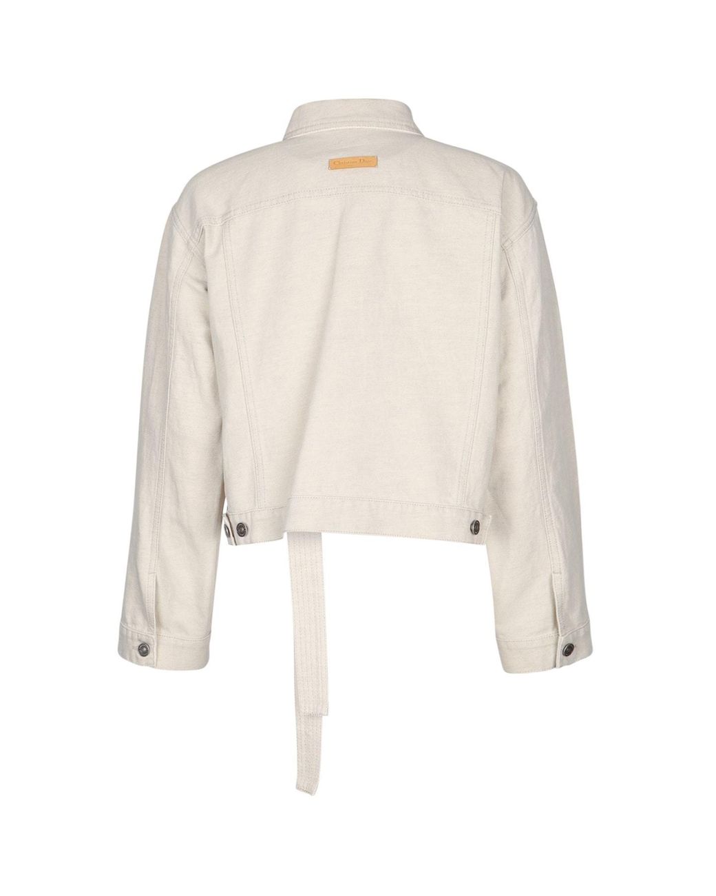 Dior Natural Short Belted Jacket