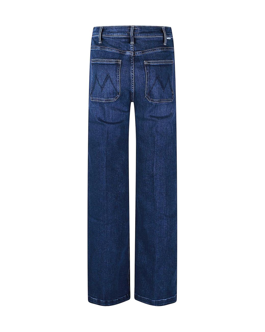 Mother Blue The Hustler Roller Patch Pocket Skimp Jeans
