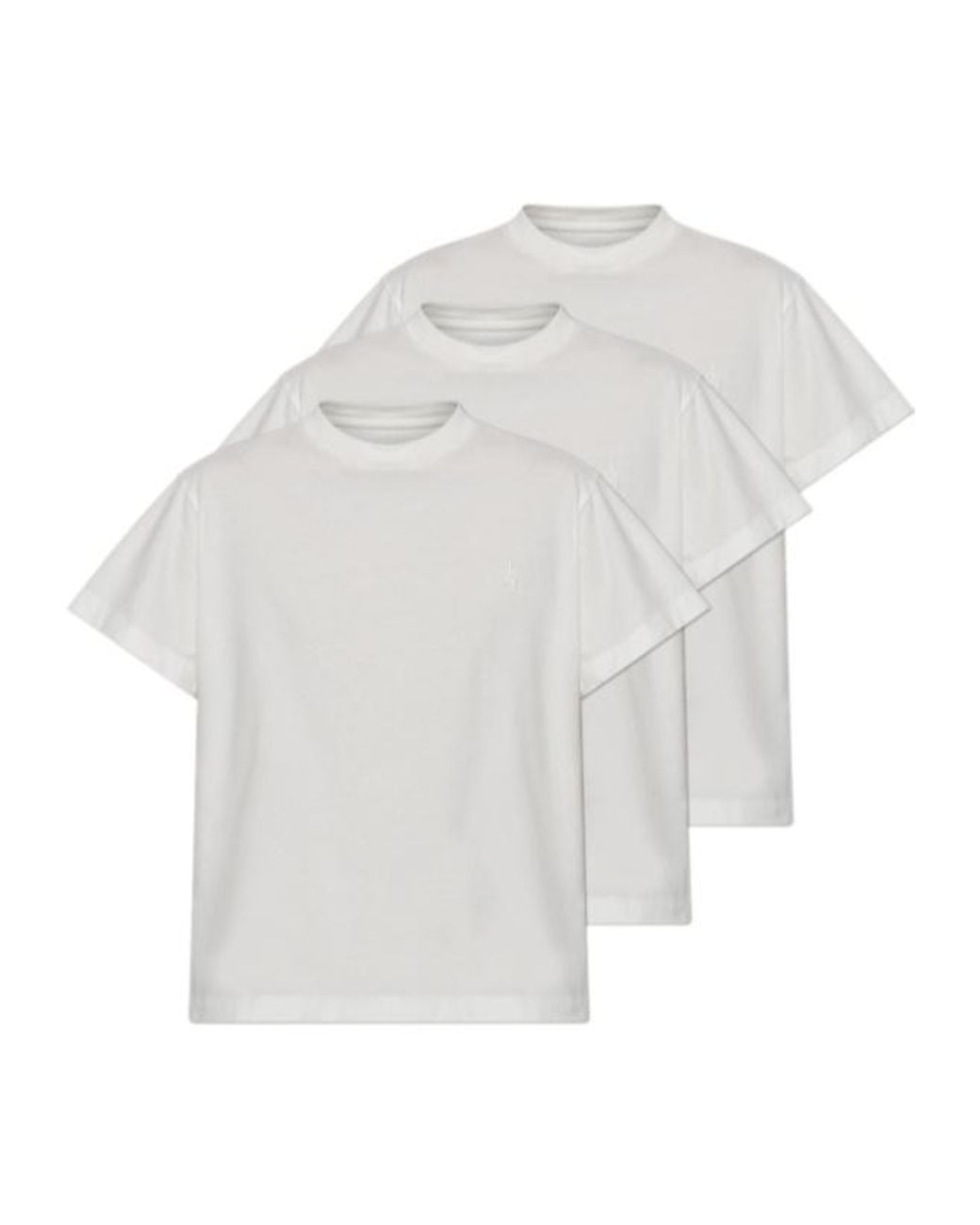 Jil Sander White 3-Pack Short-Sleeved T-Shirt Set