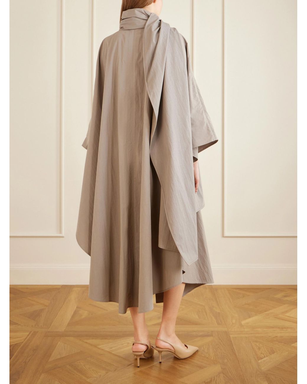 Magda Butrym Gray Classic Trench Coat