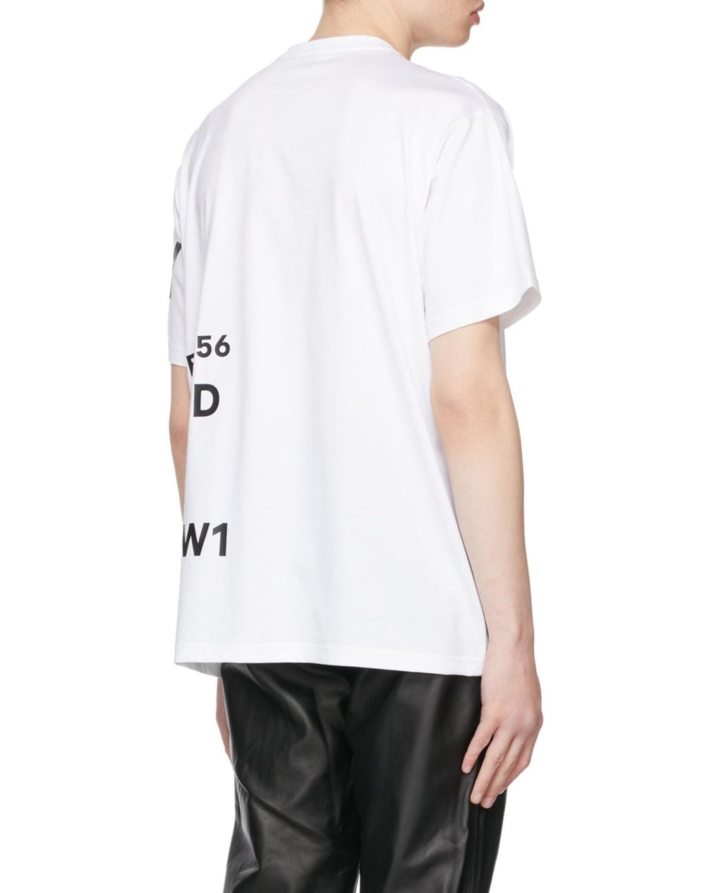 Burberry White Horseferry-Print T-Shirt for men