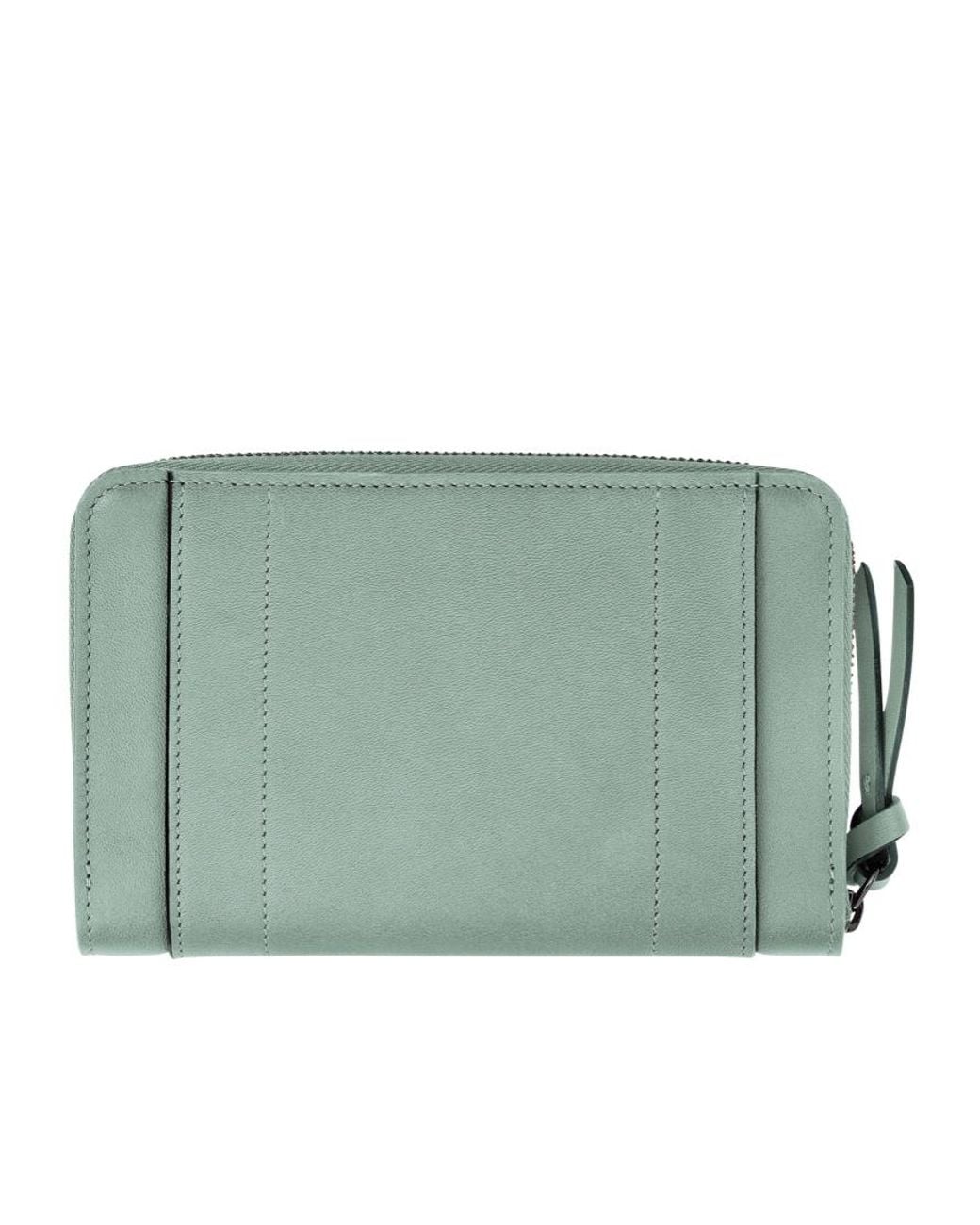 Longchamp Green 3D Zip-Around Wallet