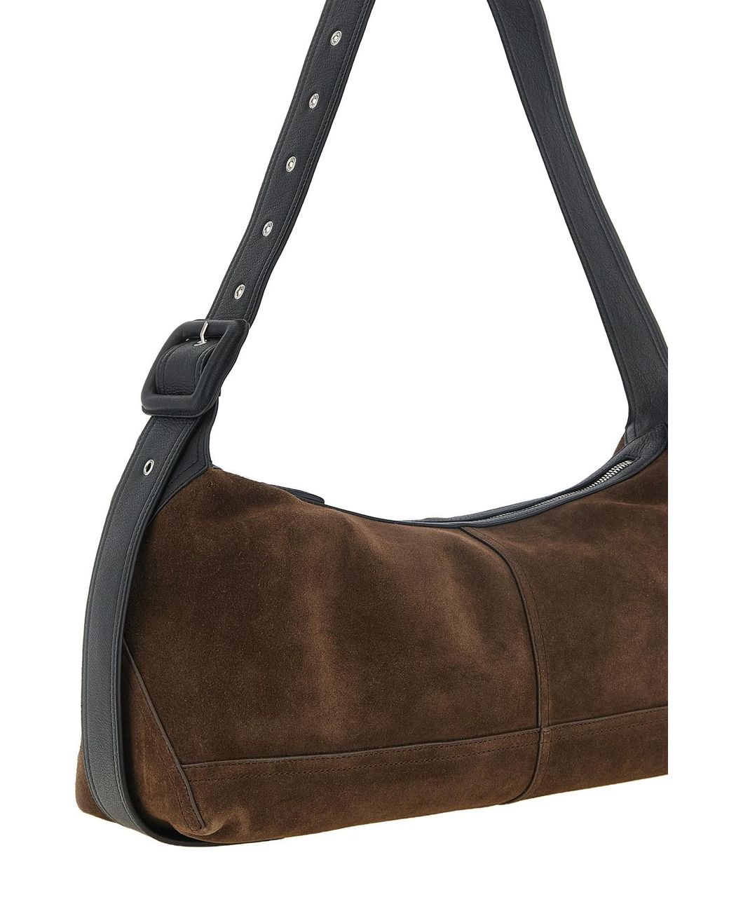 AMI Brown Small 'Etienne' Crossbody Bag