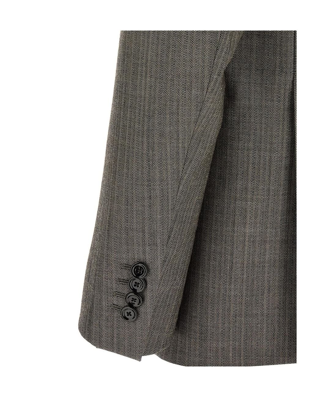Lardini Gray Feeling Double-Breasted Suit for men