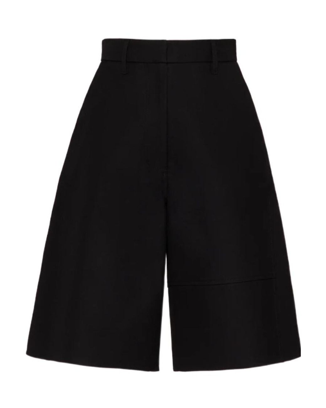 Valentino Black Vgold Tailored Bermuda Shorts