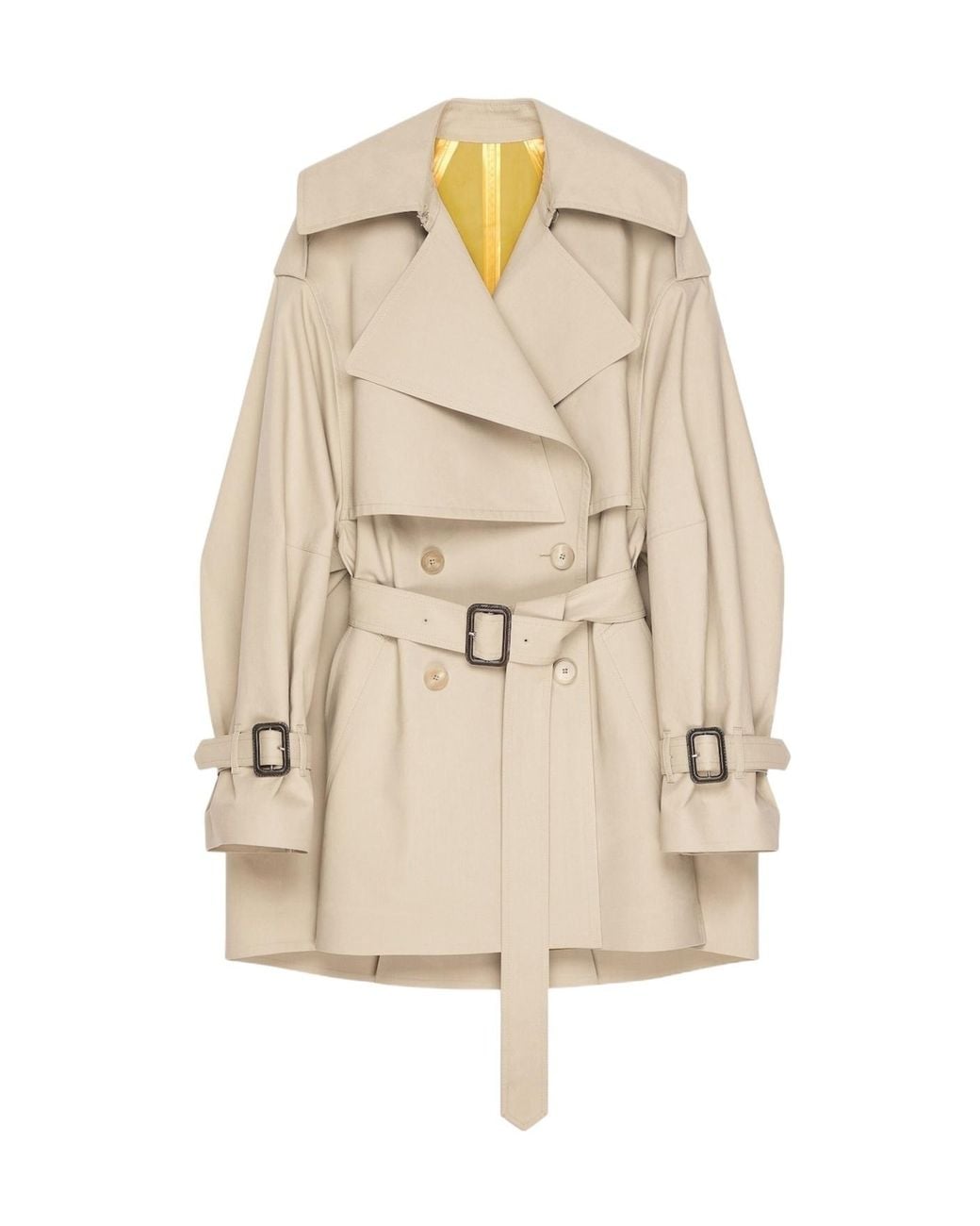 Givenchy Natural Long Wool Coat