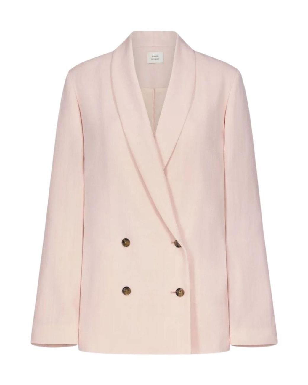 Loulou de Saison Pink Minka Oversized Tailored Jacket