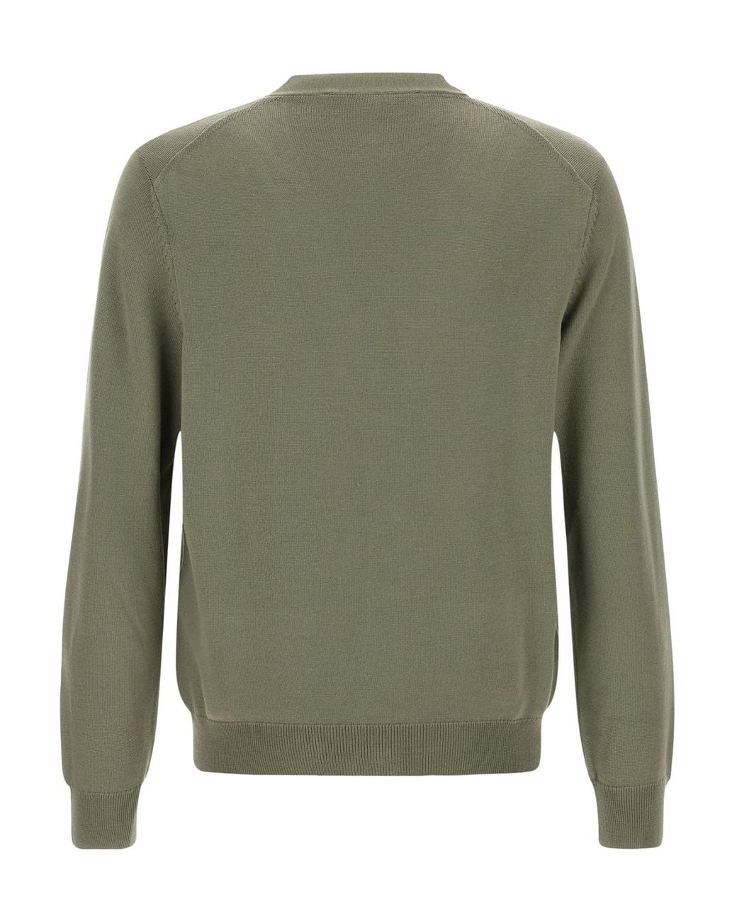 Maison Kitsuné Green Maison Kitsuné Fox Head Regular Cardigan for men