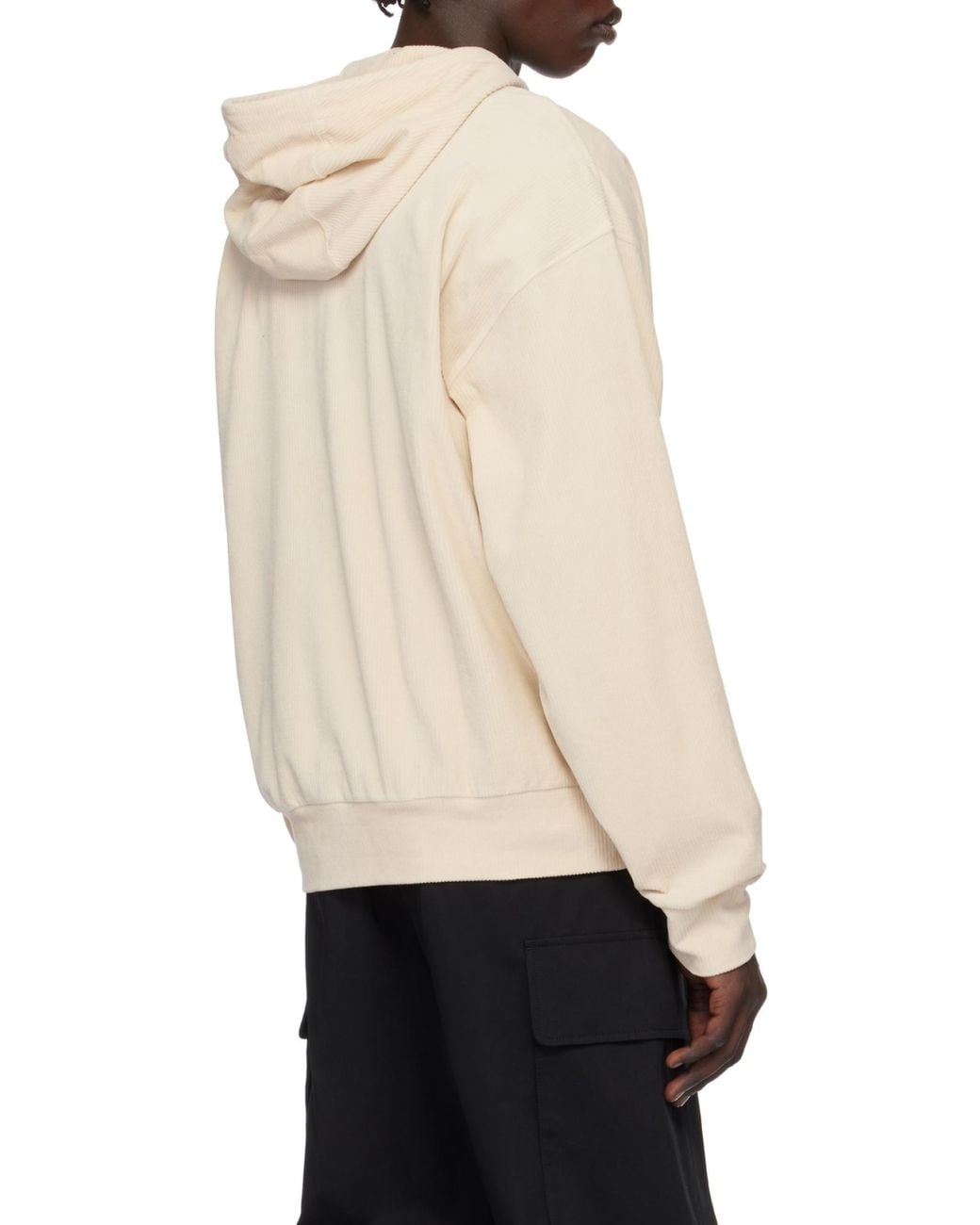 Givenchy Natural Logo Detailed Drawstring Hoodie for men