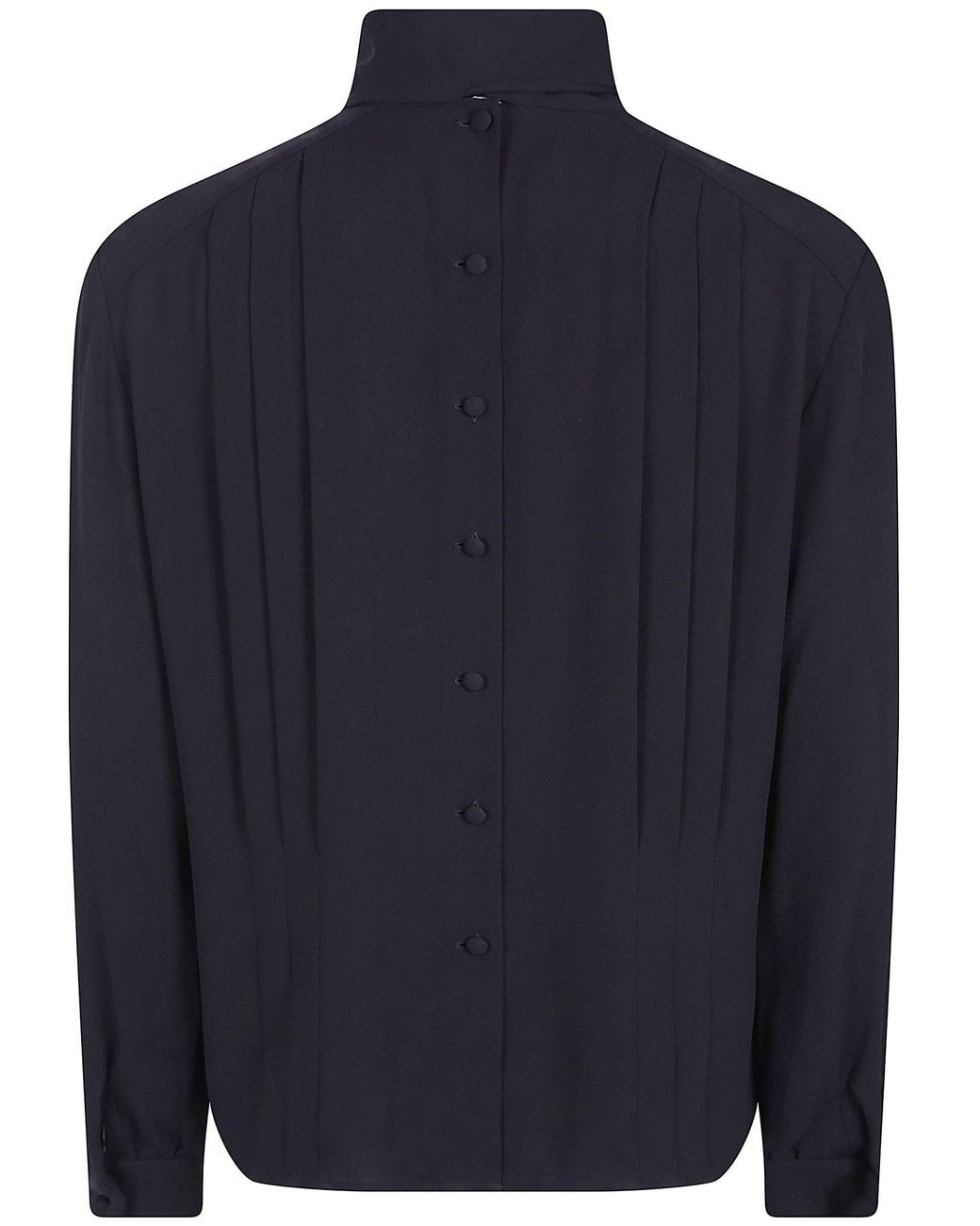 N°21 Blue Tie-Neck Blouse