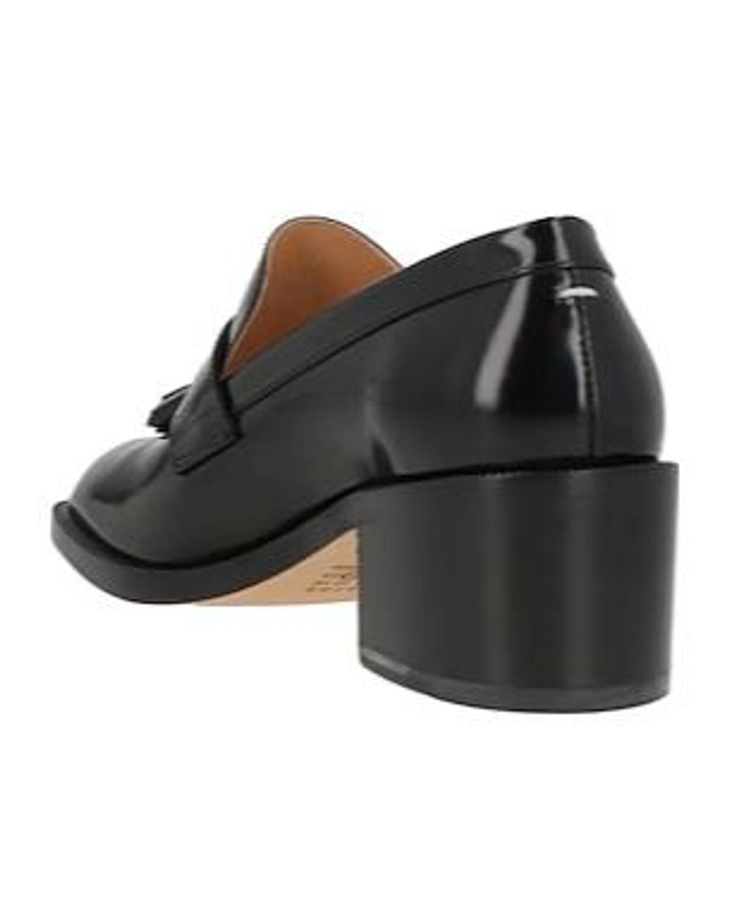 Maison Margiela Black Minimalist Loafers