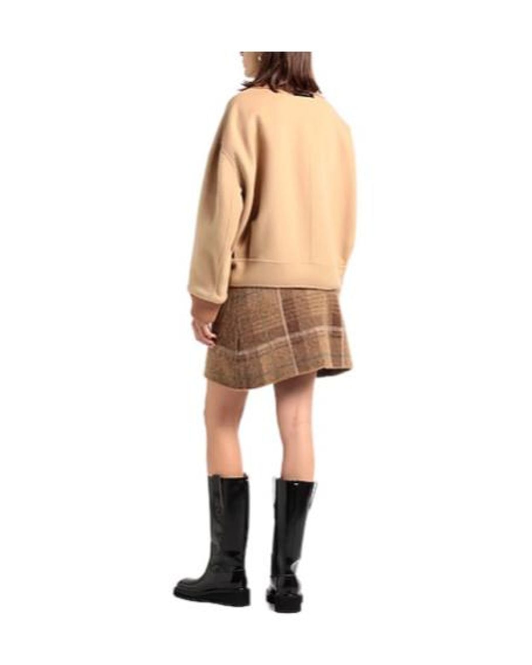 Marni Natural Twotone Singlebreasted Coat