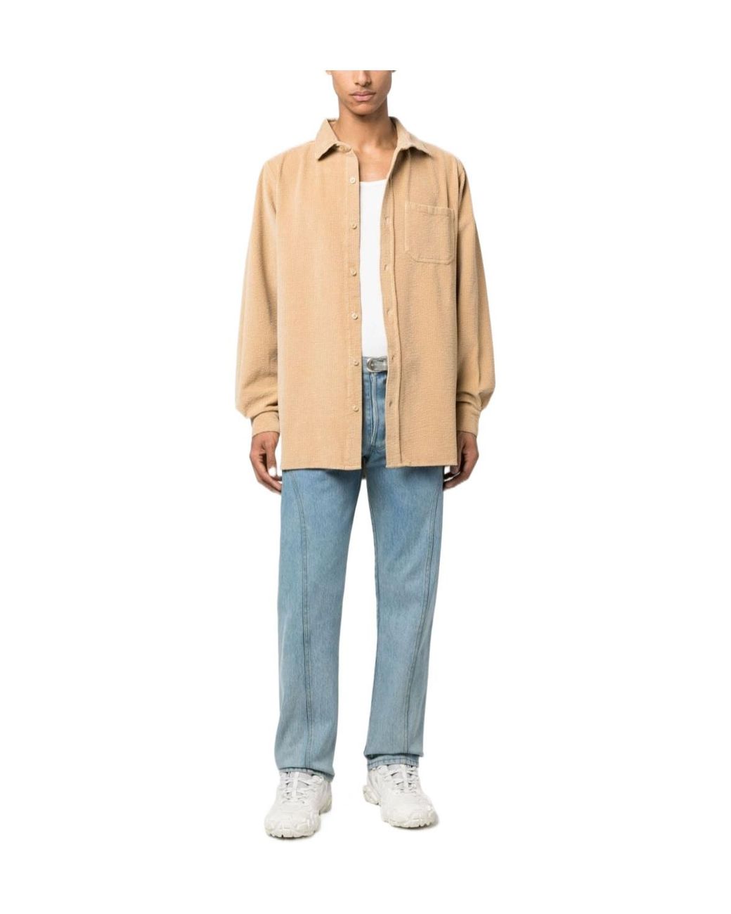 ERL Blue Long-Sleeved Shirt for men