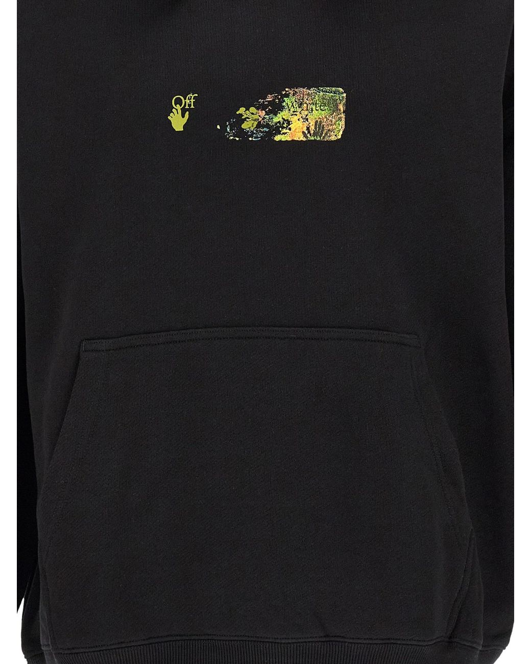 Off-White c/o Virgil Abloh Blue Spices Arrow Skate Hoodie for men