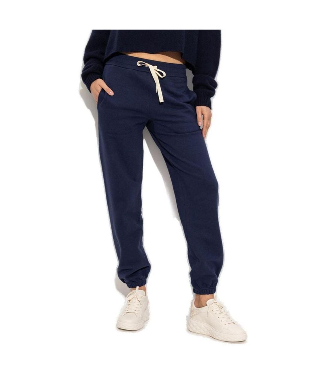 Jil Sander Blue Drawstring Sweatpants