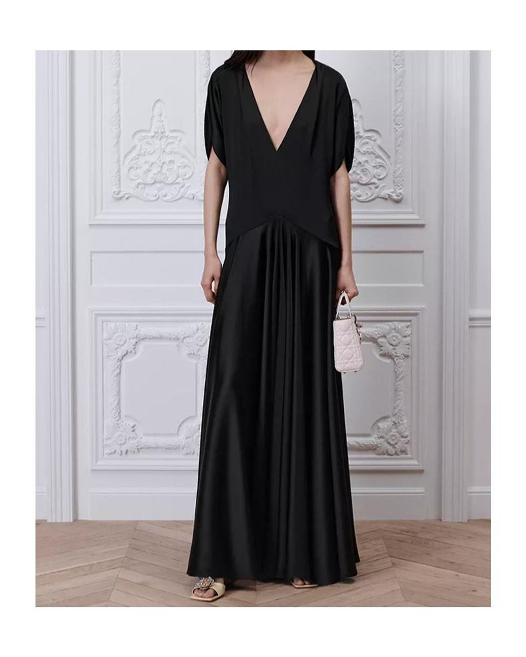 Dior Black Long Flared Dress