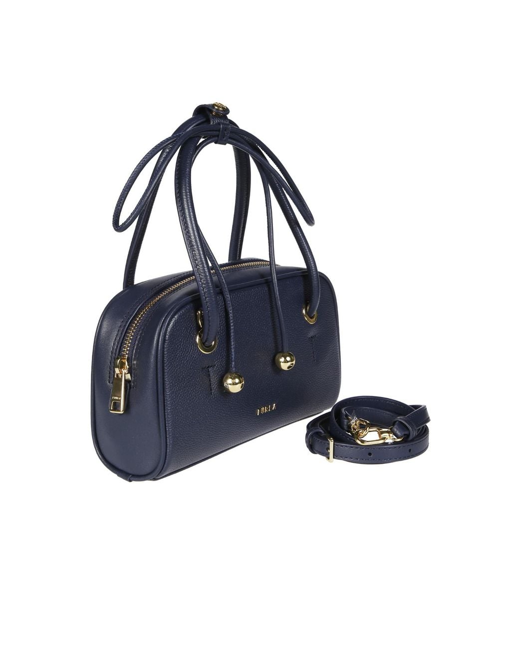 Furla Blue Poppy Mini Shoulder Bag