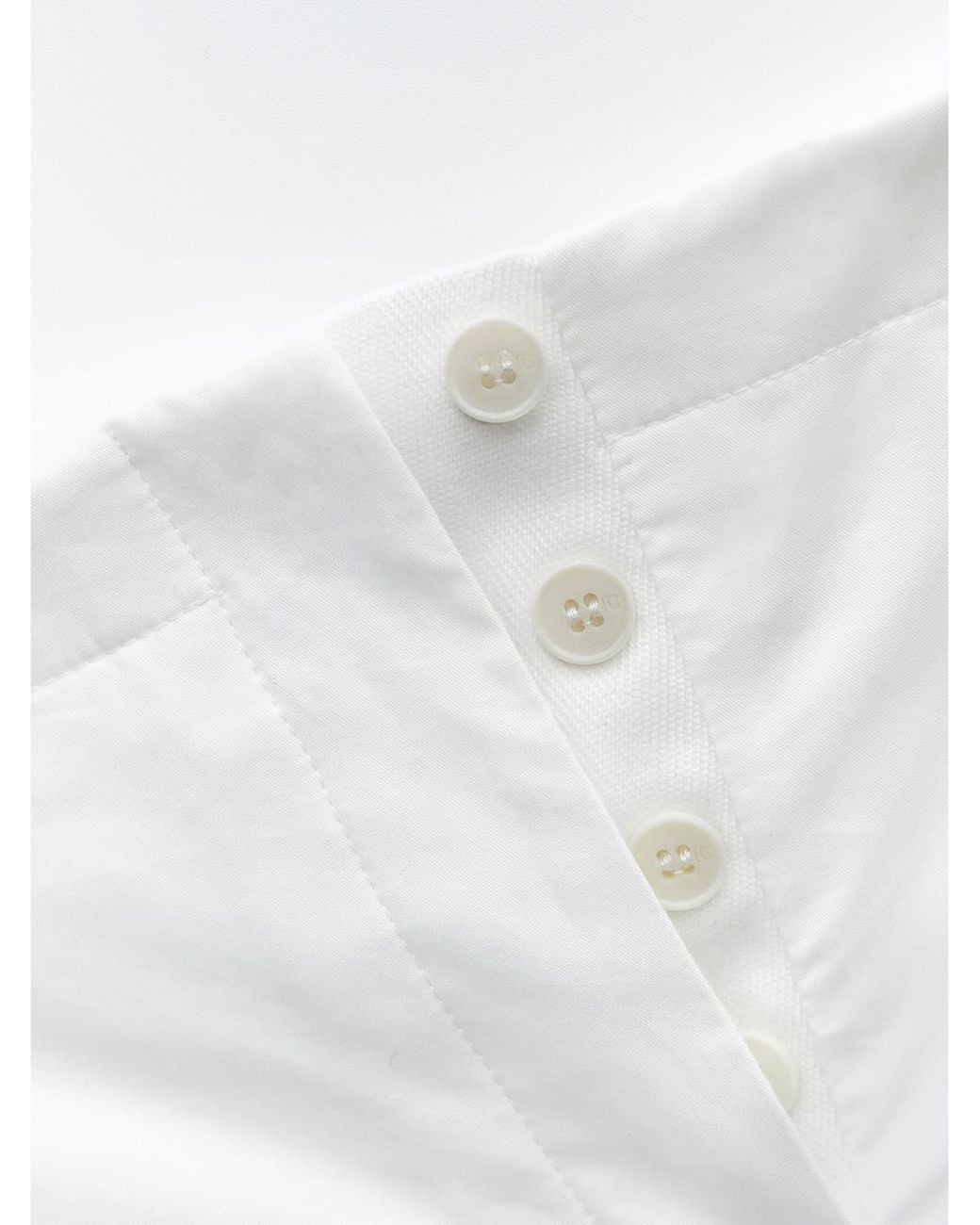 Low Classic White Scalloped Shorts