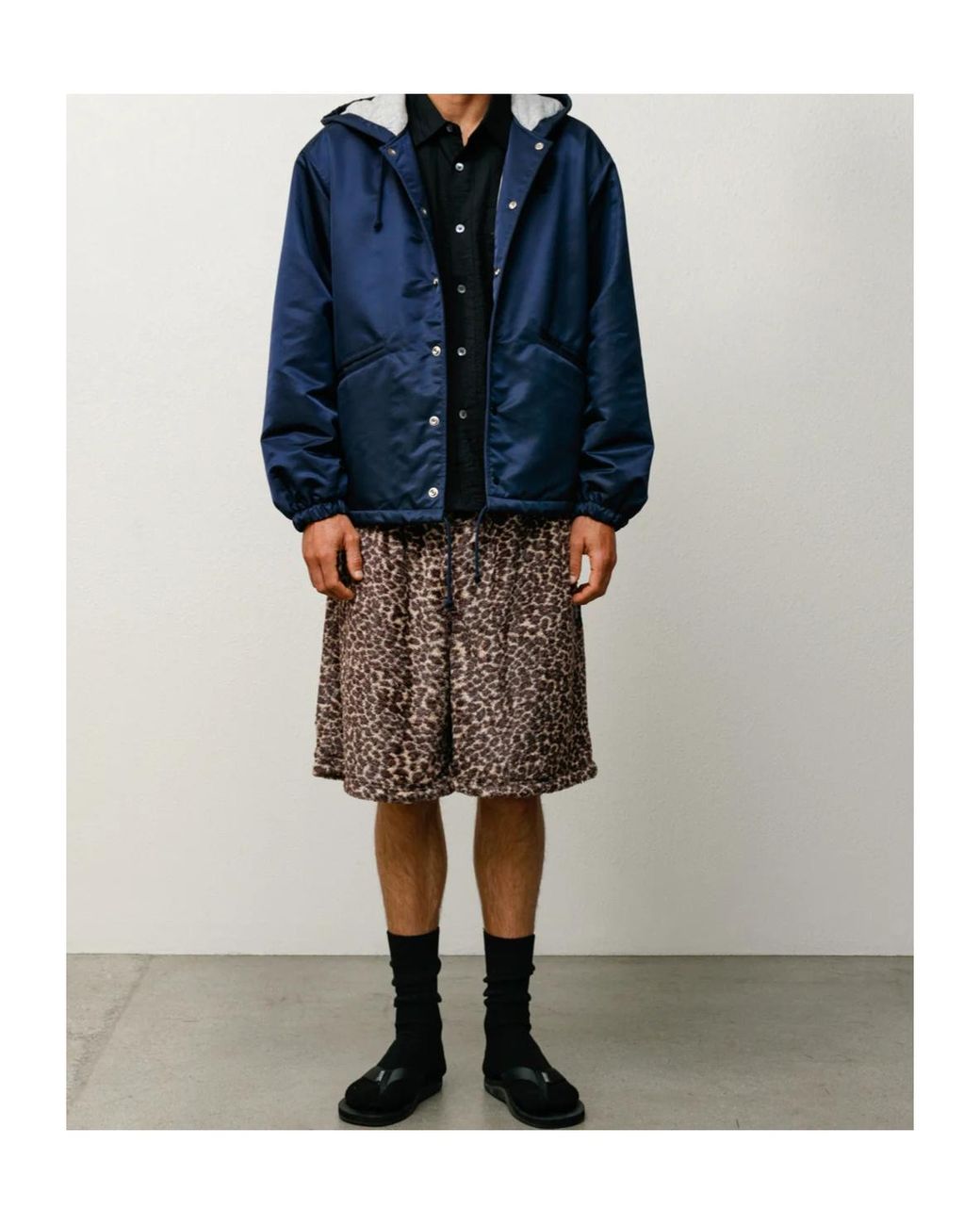 Stussy Brown Leopard Short for men