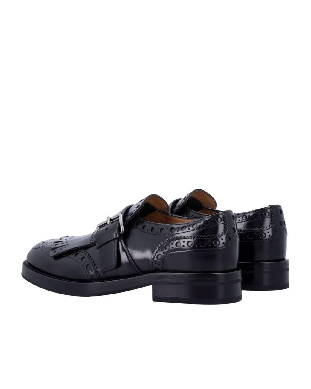 Church's Black Slip On Flat Shoes