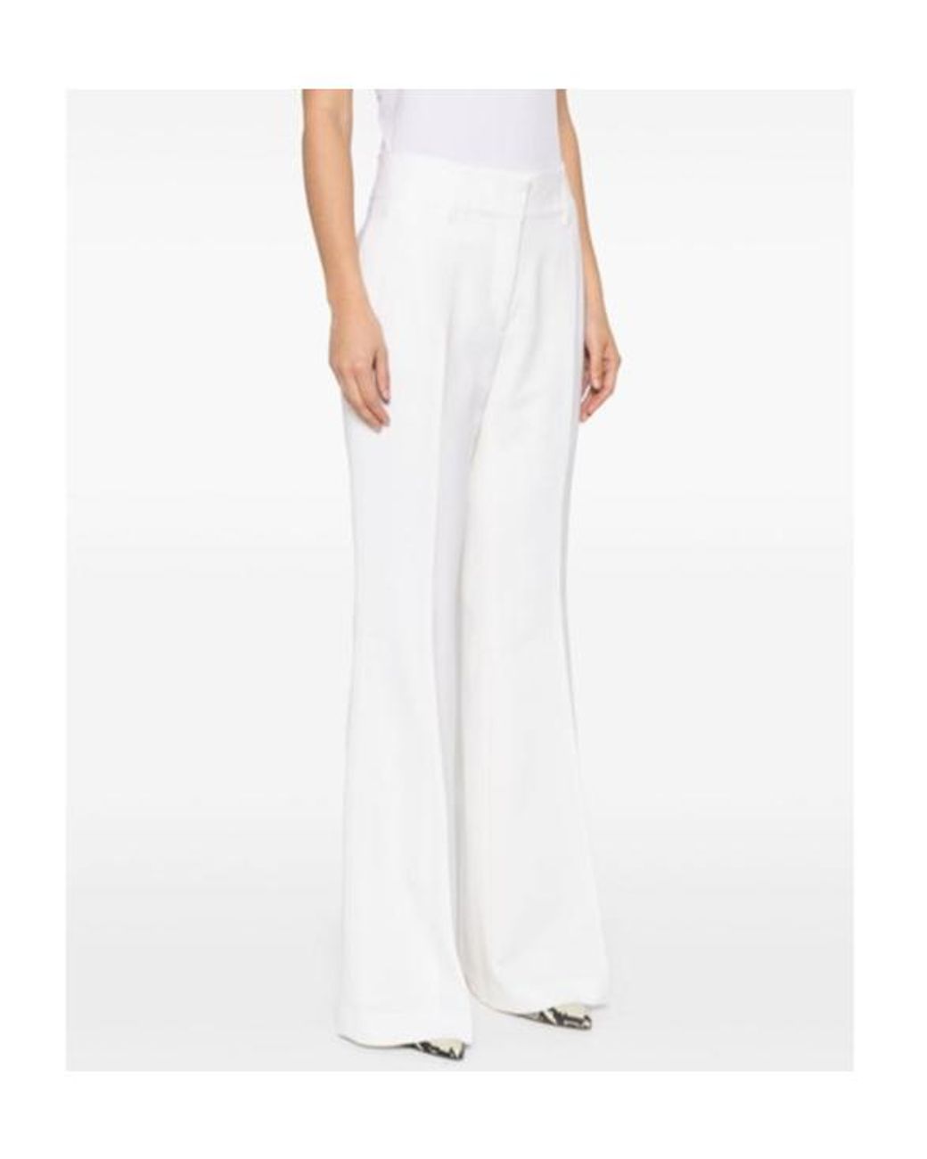 Gabriela Hearst White Bell-Bottoms