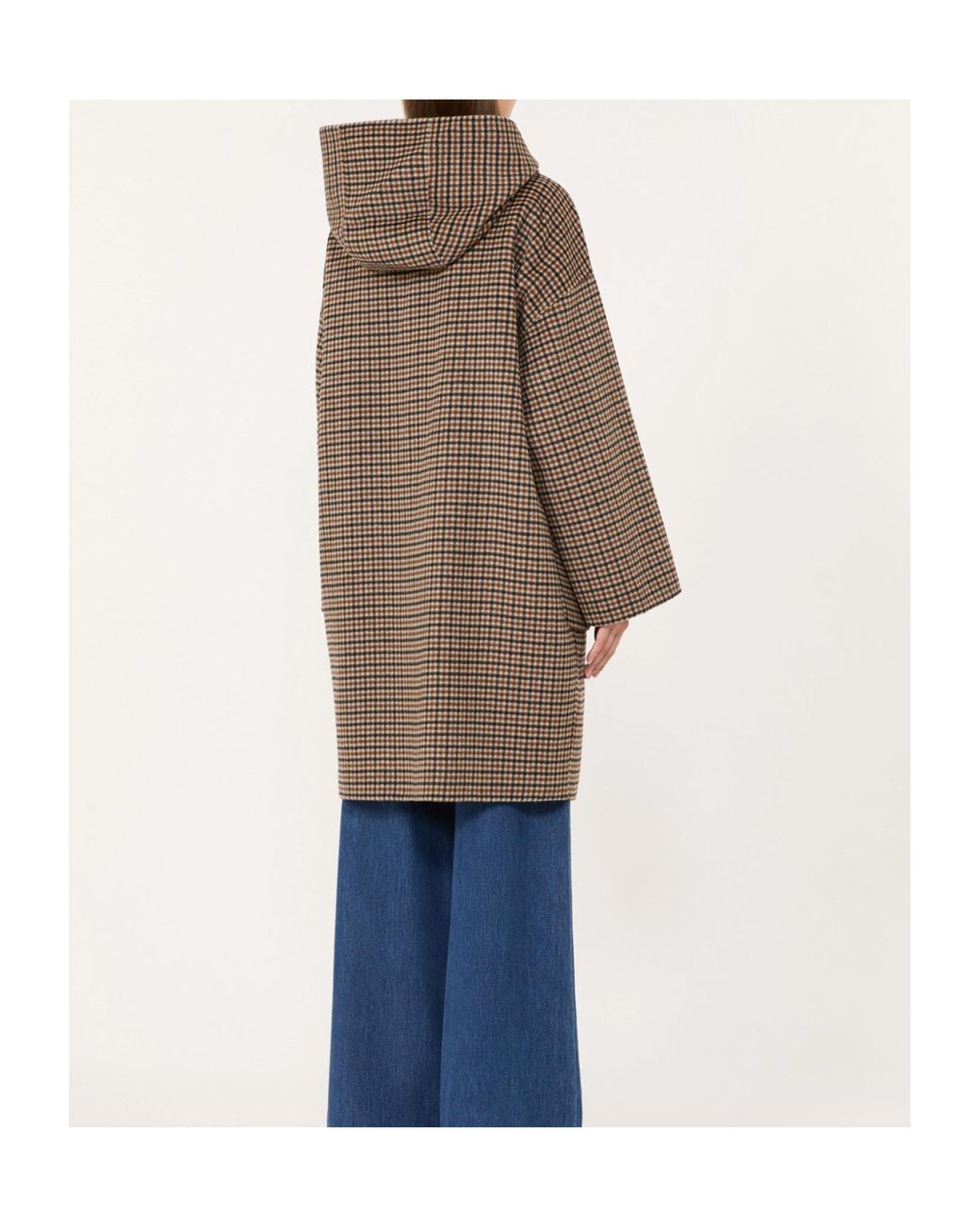 Weekend by Maxmara Brown Balta Reversible Hooded Coat
