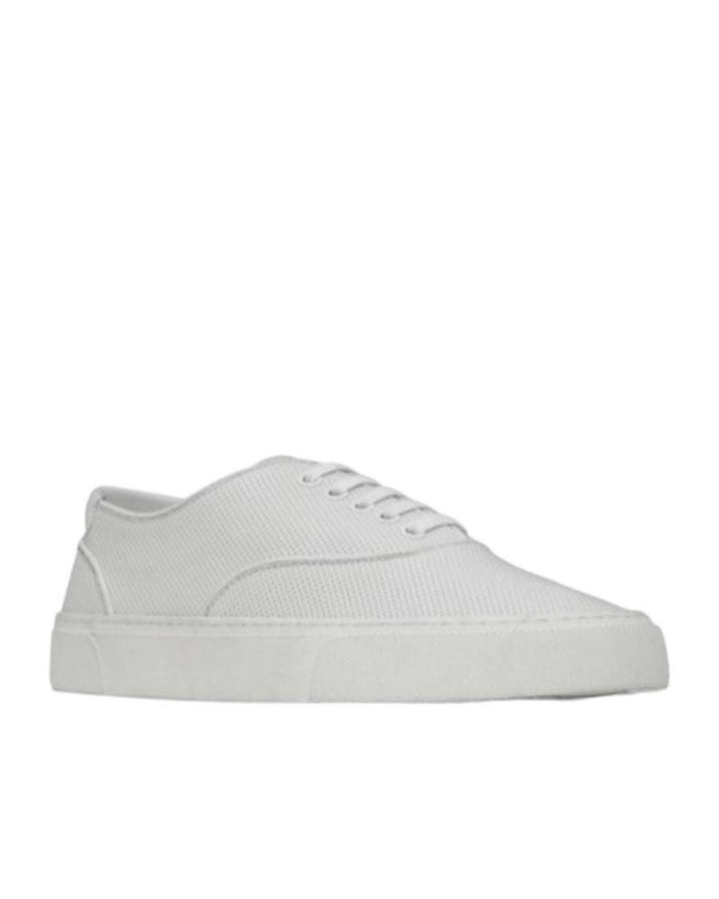 Saint Laurent White Venice Low-Cut Casual Shoes